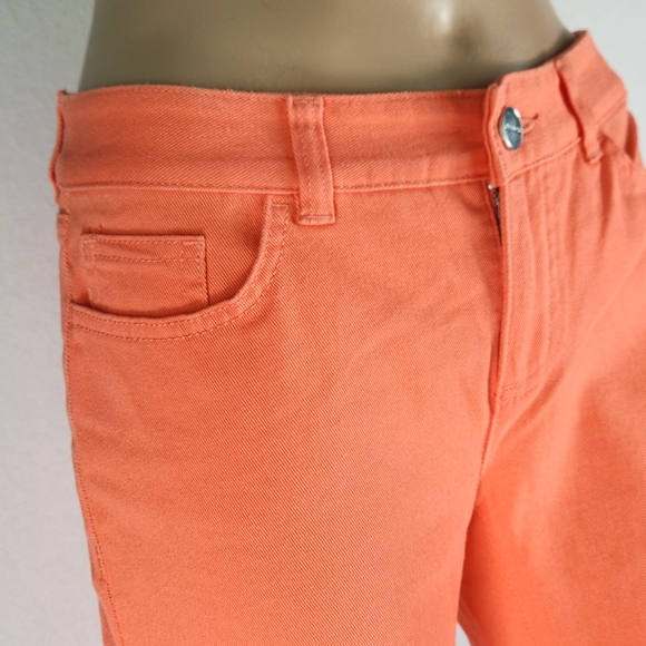 CHAPS orange Ankle Jeans Size 2P - Picture 8 of 17